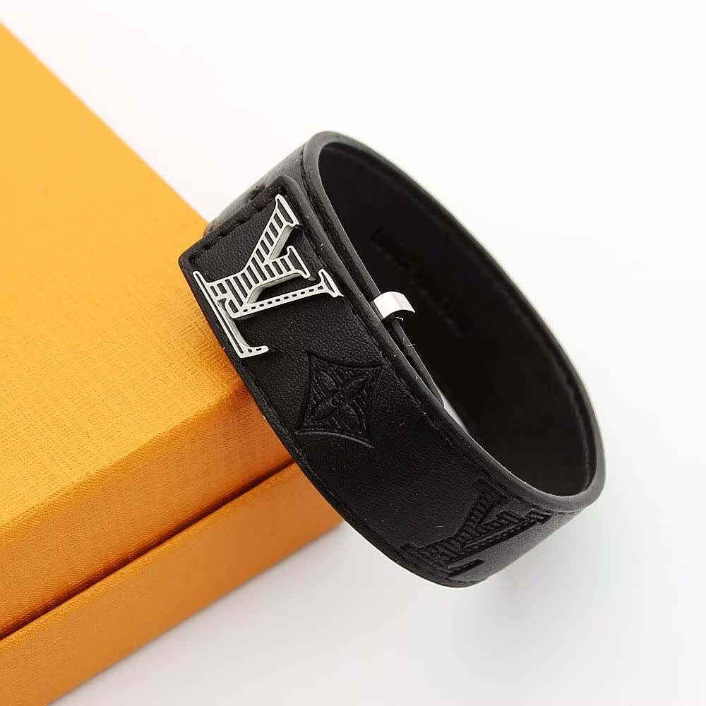 Louis Vuitton Monogram Leather Bracelets